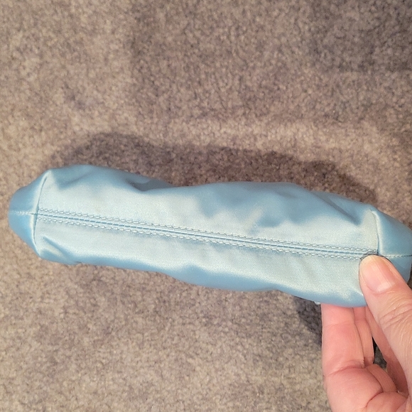 Coach Blue Sateen Wristlet - Picture 6 of 6